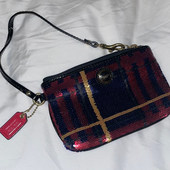 Coach womens sequined wallet bag, new/never worn but tags were removed - Picture 1 of 6